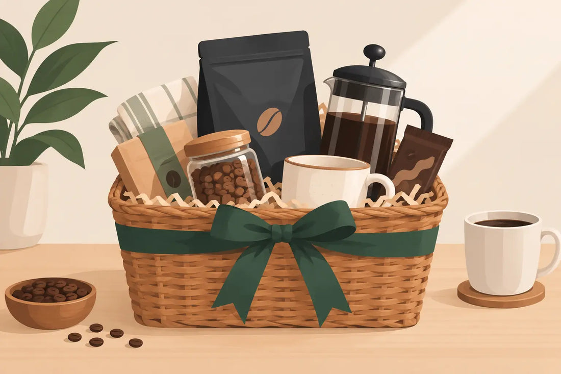 How to Build a Coffee Gift Basket They'll Use