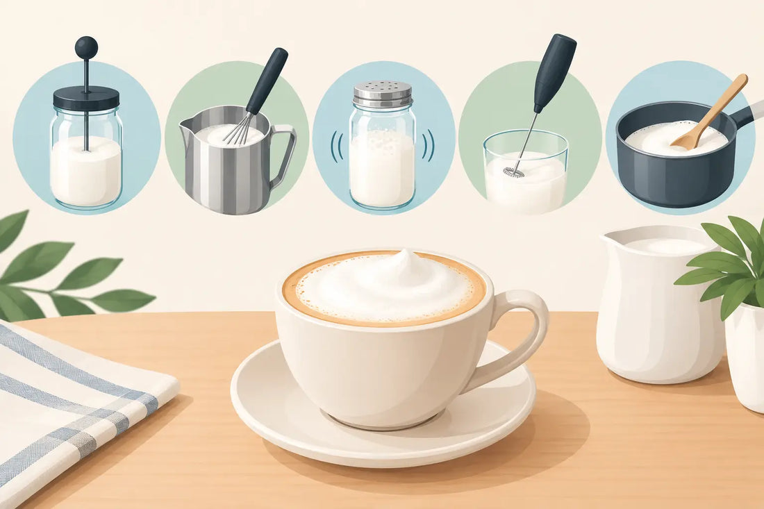5 Easy Ways to Froth Milk Without a Machine